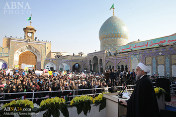 حضرت عبدالعظیم حسنی کے حرم مطہر میں ایک عوامی اجتماع سے صدر مملکت کا خطاب