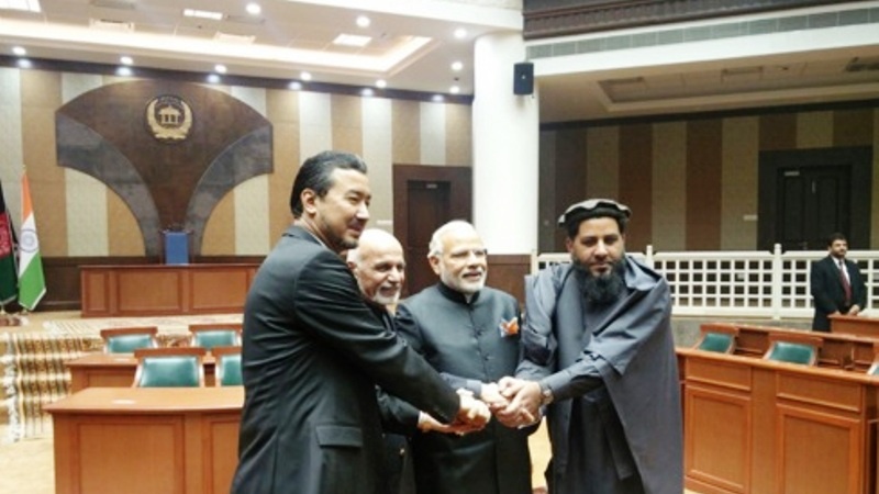 ہندوستانی وزیر اعظم نے کیا افغانستان کی پارلیمنٹ کی نئی عمارت کا افتتاح