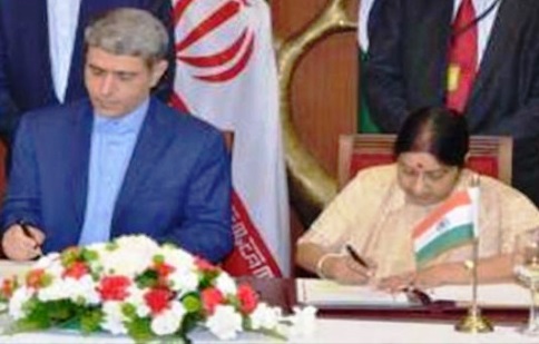ایران اور ہندوستان نے اقتصادی تعاون کے جامع سمجھوتے پر دستخط کئے 