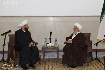 Pertemuan Mufti Agung Ahlus Sunnah Suriah dengan Ayatullah Makarim Shirazi