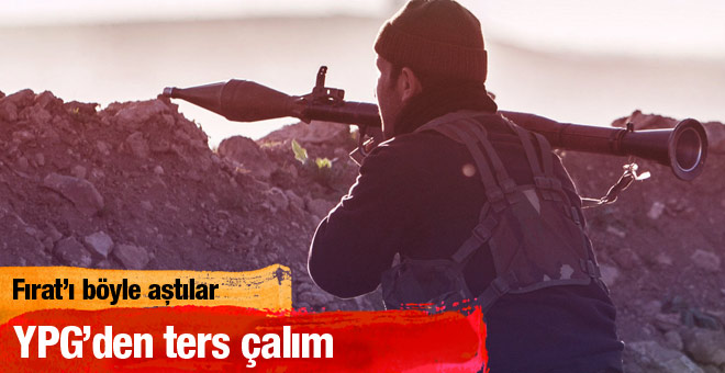 YPG Suriye'de Fırat'ın batısına doğudan girdi