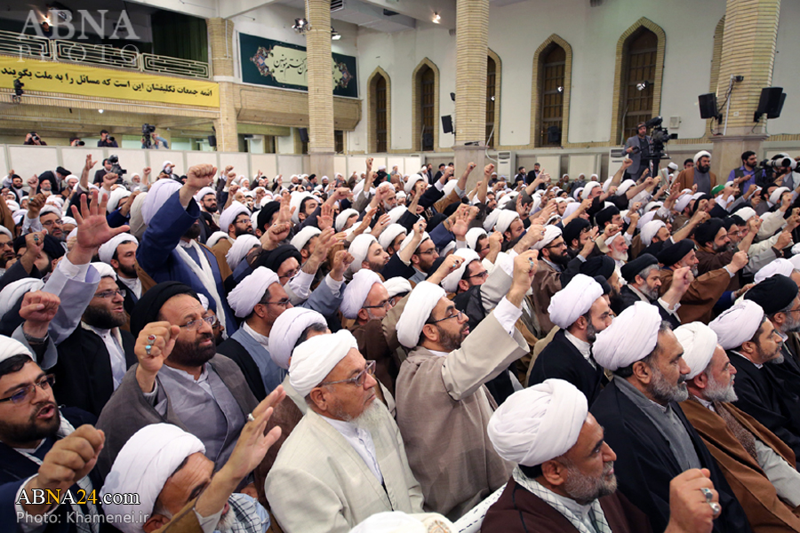 تصویری رپورٹ: رہبر معظم انقلاب اسلامی سے آئمہ جمعہ کی ملاقات