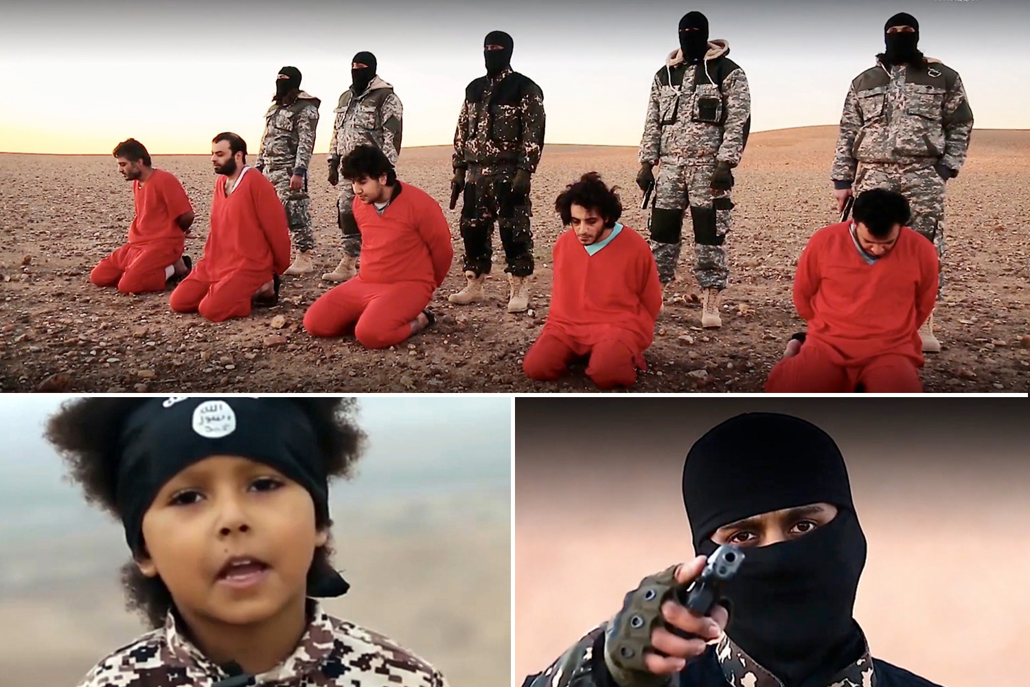 ISIS executes five British spies, shows child in execution video / Photos