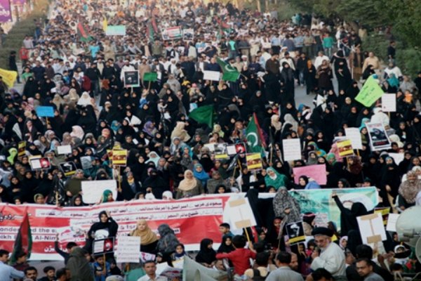 آل سعود مردہ باد، پاکستان زندہ باد/ سعودی وزیر خارجہ کے دورہ پاکستان کے خلاف عوامی احتجاج