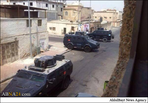 مدرعات سعودية تدخل العوامية وتطلق النار عشوائيا