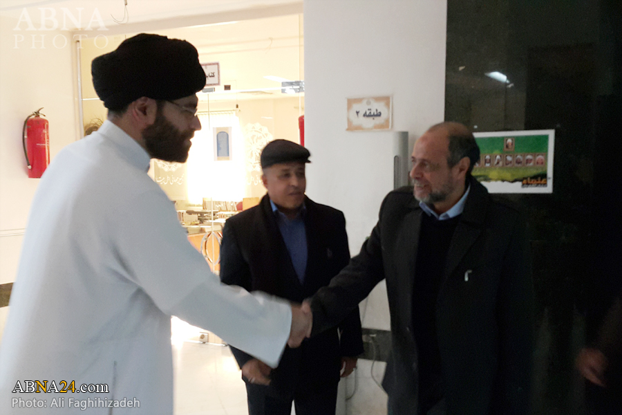 تقرير مصور / زيارة وفد رسمي لرابطة علماء اليمن الى مبنى وكالة "ابنا" بقم المقدسة