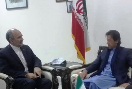 ایرانی سفیر مہدی ہنر دوست اور عمران خان کی ملاقات