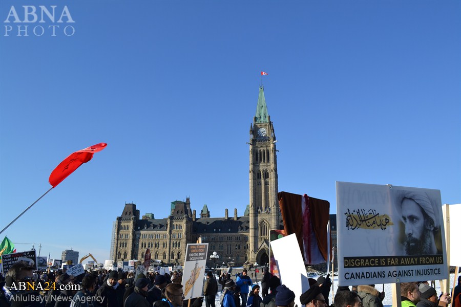 Protestas en Contra de la Ejecución del "Mártir Sheij al-Nimr" en Canadá (1) 