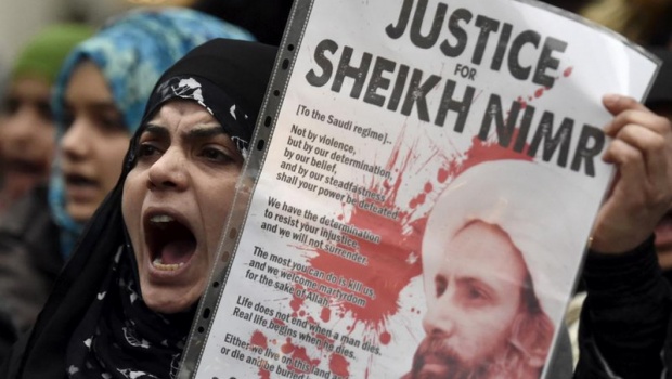 Протест жителей Австралии против казни шейха Нимра 