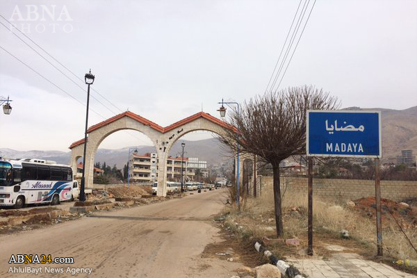 تقرير مصور/ دخول قافلة المساعدات إلى مضايا المحاصرة في ريف دمشق