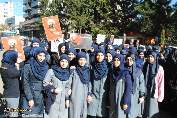 Fotostrecke: Demonstration im Süden von Libanon zur Verurteilung der hinrichtung von Scheich Nimr 