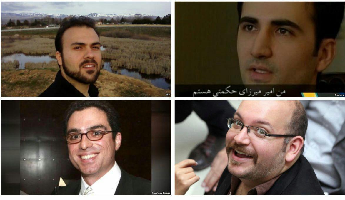 ایران اور امریکا نے بیک وقت ایک دوسرے کے چار اور سات قیدیوں کو رہا کر دیا+ تصویر