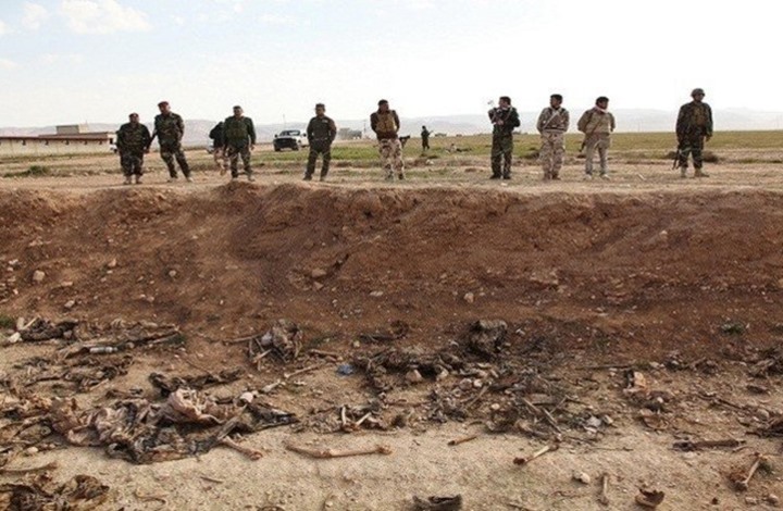 الكشف عن مقبرة جماعية بسنجار تضم رفات 22 شخصا للايزيديين