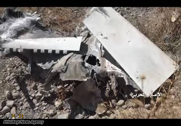 منظومة الدفاع الجوية للجيش اليمني تسقط طائرة التجسس الامريكية في صنعاء + صور