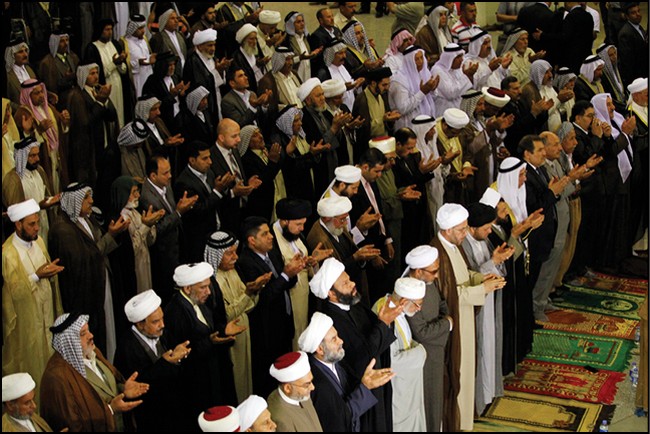 صلاة موحدة في المقدادية العراقية رفضاً للطائفية