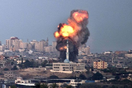 غارة جوية إسرائيلية على مركز تدريب لحركة "حماس" 