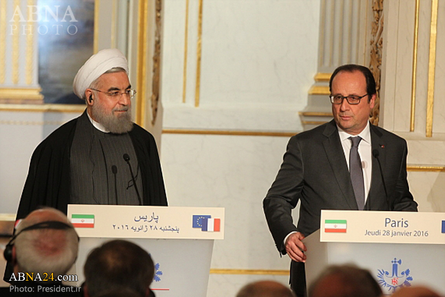 President Rouhani: We cannot decide on Syrian people;  Iran-France coop. to deepen in economy, science, culture