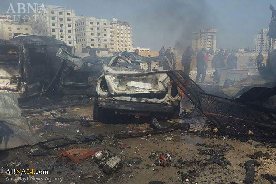 Photos: Three terrorist explosions hit al-Sayda Zainab, Damascus