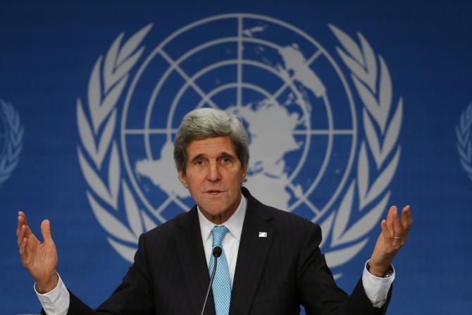  Kerry: “Los Objetivos del Diálogo Intersirio son la Tregua y la Transición Política”