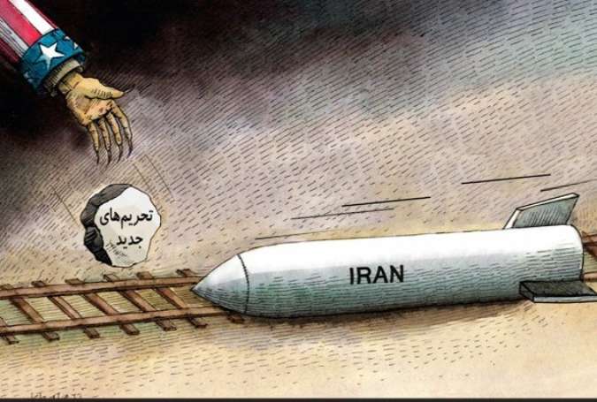 کارٹون: ایران کا میزائل پروگرام اور نئی امریکی پابندیاں