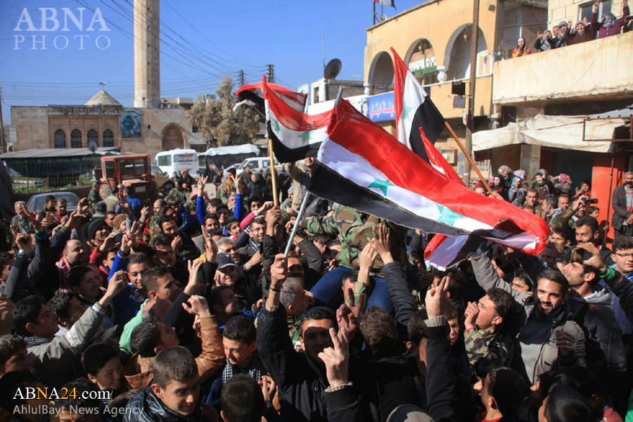 Photos: Syrian People in Nubl, Al-Zahra Welcome Syrian Army after Victory over Militants