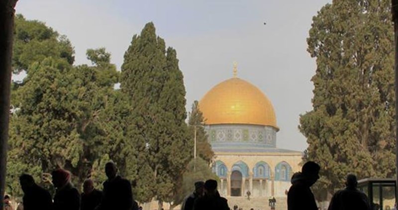 50,000 Palestinians observe Friday prayer at Aqsa Mosque