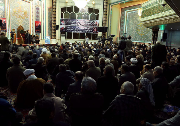 إحياء أربعينية آية الله الشهيد نمر النمر بحسينية فاطميون بطهران +صور