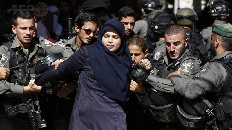 انتفاضہ قدس کے دوران دسیوں فلسطینی خواتین گرفتار