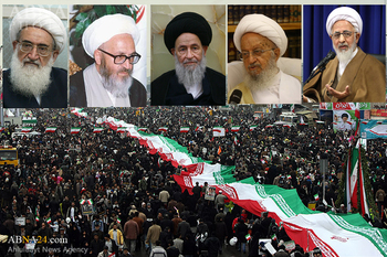 Ulama Marja Taklid Menyerukan Rakyat Iran Berpartisipasi dalam Peringatan Kemenangan Revolusi