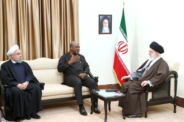 Photos: Imam Khamenei receives Ghana president in Tehran