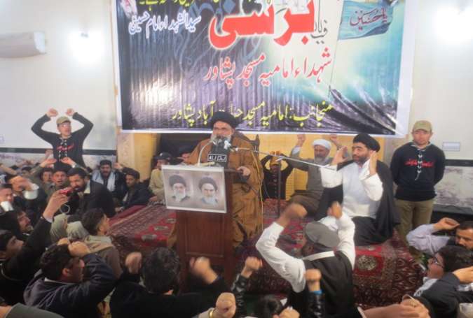 پاکستان؛ شہدائے امامیہ مسجد حیات آباد کی پہلی برسی کا اہتمام