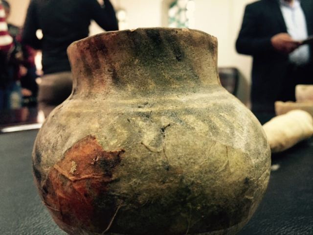 Shia militia of Hashd al-Sha’bi found artifacts inside ISIS shelter in Tikrit