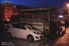 Fünf Autos wurden in Istanbul in Brand gesetzt