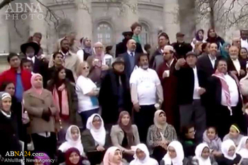 Demonstration im amerikanischen Staat Missouri gegen Islamophobie