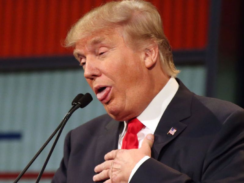 ڈونلڈ ٹرمپ صرف زبان کے زہریلے نہیں، حقیقت میں بھی فسادی + تصویر