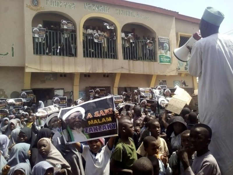 Free Sheikh Zakzaky Protest by School Pupils in Kano, Nigeria / Photos