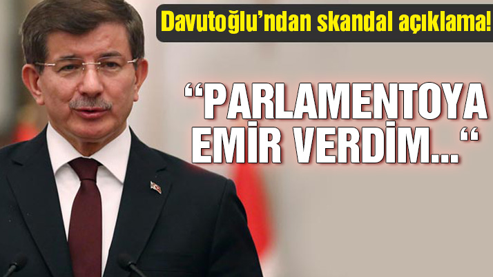 Erdoğan’dan sonra Davutoğlu da güçler ayrılığını hiçe saydı