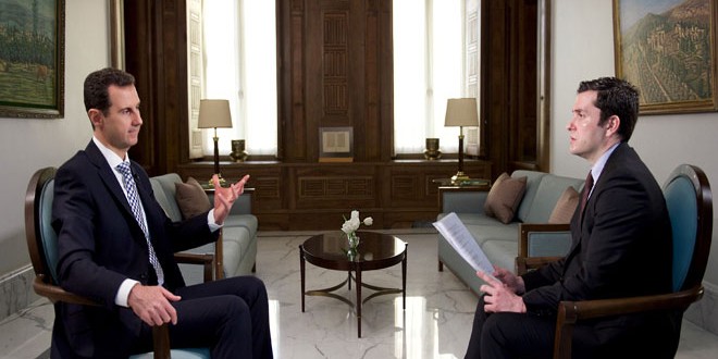 Bashar Assad: I agree ceasefire if Turkey stop sending terrorists & weapons into Syria