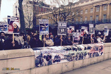 Demonstration in England zur Verurteilung des saudischen Regimes + Bilder