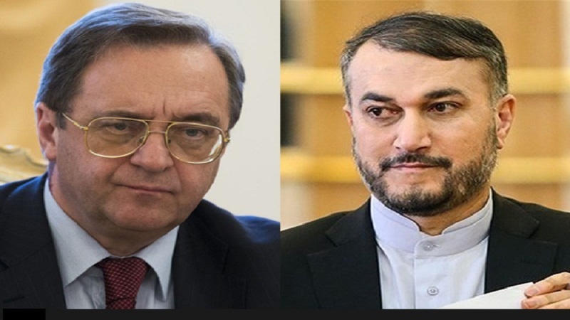 امیرعبداللہیان اور میخائل باگدانف کا شام کی تازہ ترین صورتحال پر تبادلہ خیال