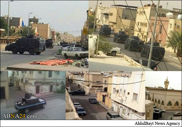 قافلة من المدرعات والآليات "آل سعود" تحاصر العوامية