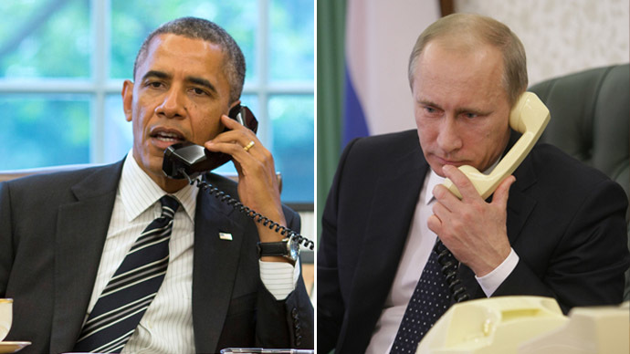 Russia President call Obama: agreement on Syria a real step to stop bloodshed
