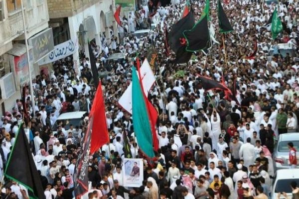العوامیہ میں سعودی عرب کے بھیانک جرائم کے خلاف مظاہرہ