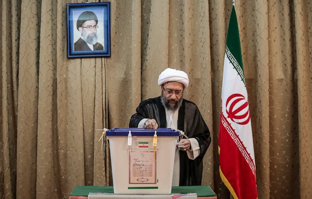 Iran's Judiciary Chief: People vote to deter aliens' interference