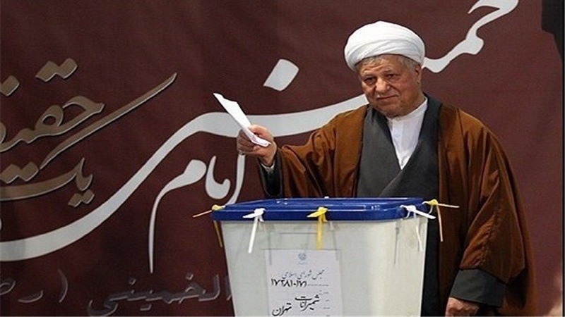 ایرانی عوام کا ہر ووٹ ایران کی تقدیر میں اہم اور موثر ہے: آیت اللہ رفسنجانی