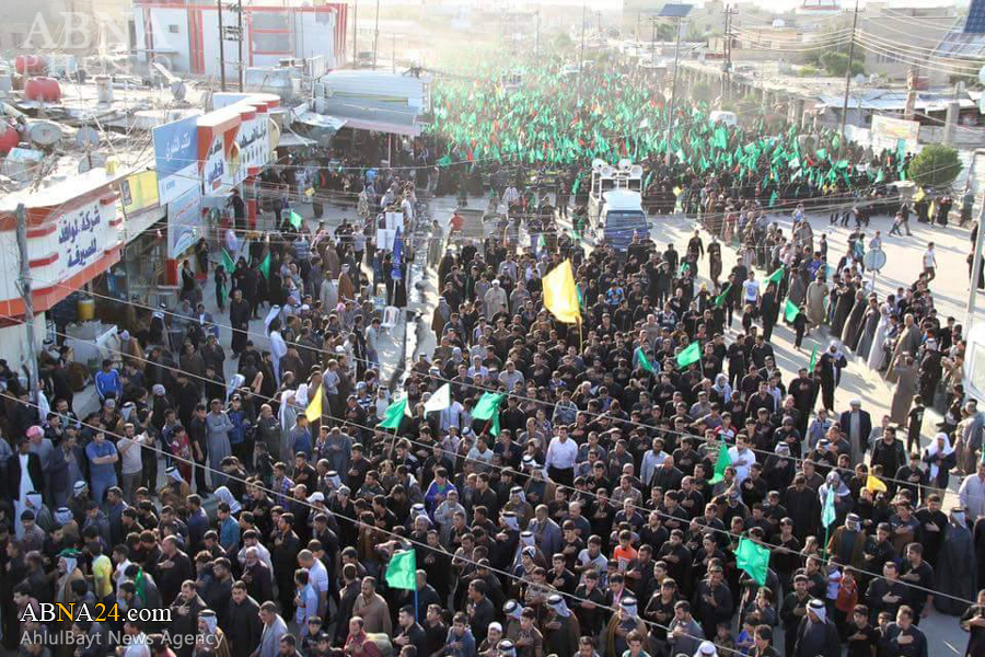 Perarakan tabut simbolik Sayyidah Fatimah (a.s) di Selatan Iraq