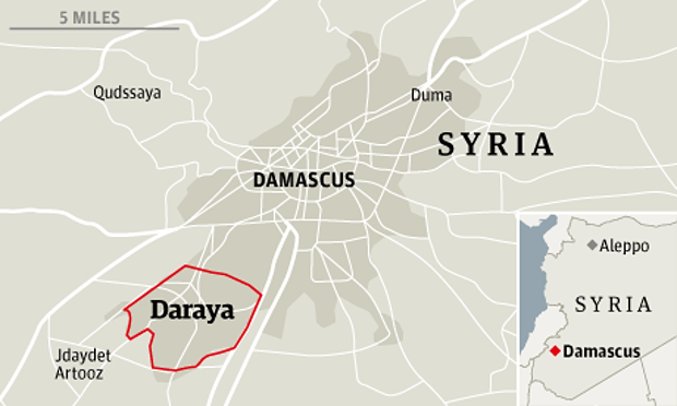 Top rebel commander killed in Darayya amid Syrian Army advance