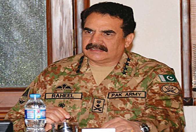 جنرل راحیل کا پاکستان سے دھشتگردی کے خاتمہ کے لیے انتھک کوششوں کا دعویٰ