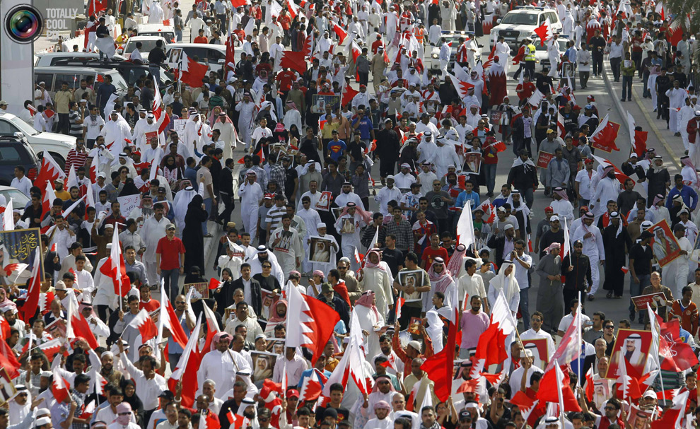 Anti-Saudi protest in Bahrain: Protesters condemn Saudi Presence in Island Kingdom