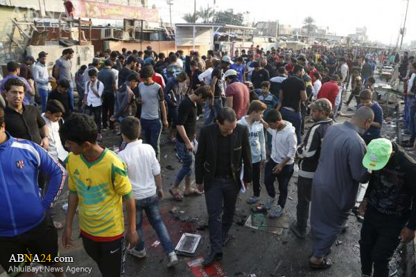 تقرير مصور/ ارتفاع عدد شهداء الاعتداء الارهابي بمدينة الصدر الى 70 شهيد